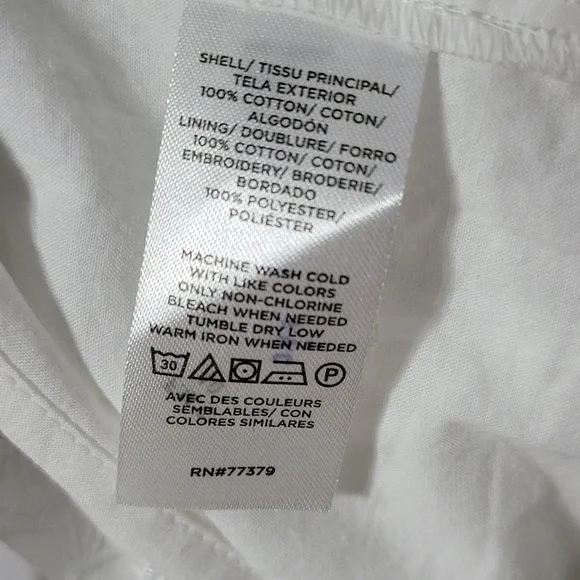 Ann Taylor Eyelet Puff Sleeve Dress - Picture 7 of 17